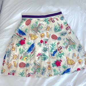 J.Crew Factory Pleated mini skirt